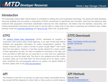 Tablet Screenshot of developer.cumtd.com
